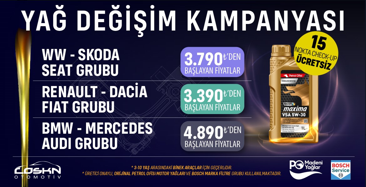 Yağ Değişim Kampanyası
